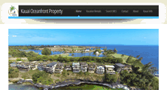 Desktop Screenshot of kauaioceanfrontproperty.com